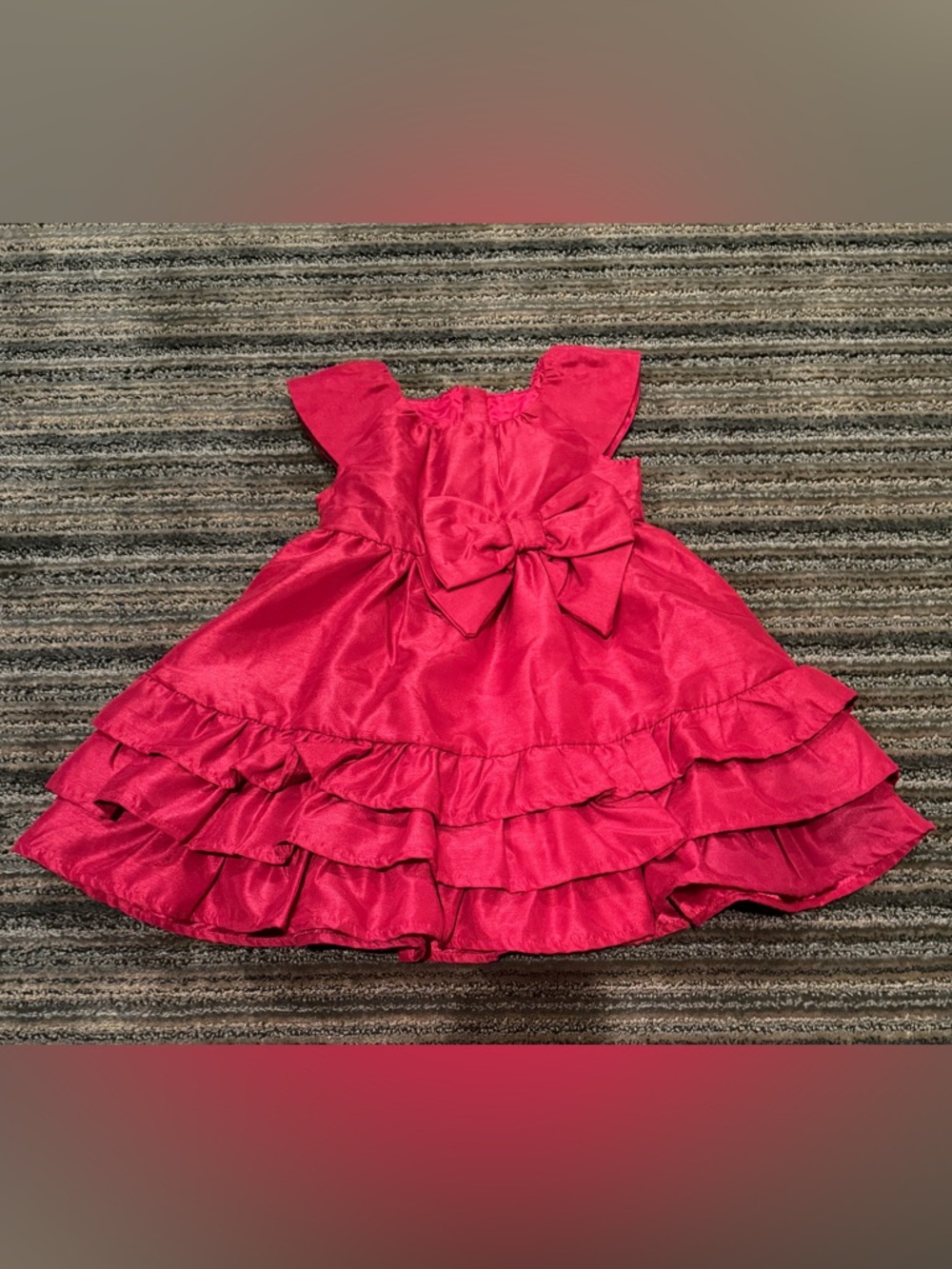 Gymboree Hot Red Party Dress with Bow